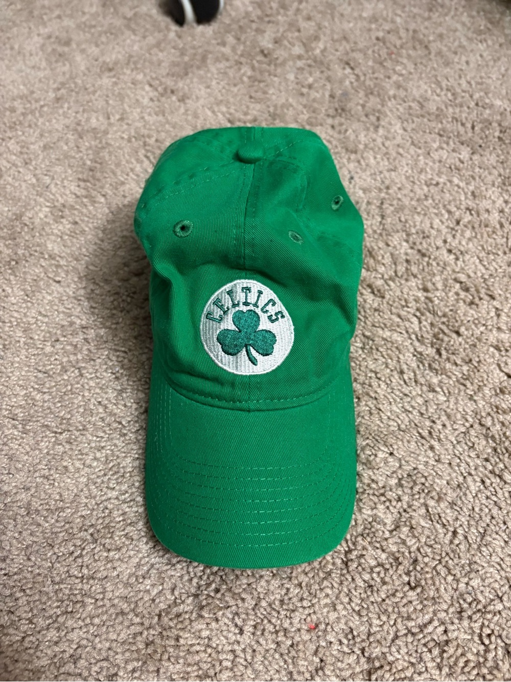 Green Boston Celtics Embroidered Adidas Baseball Cap